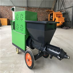 311快速水泥砂浆喷涂机价格分析及与食品机械的异同