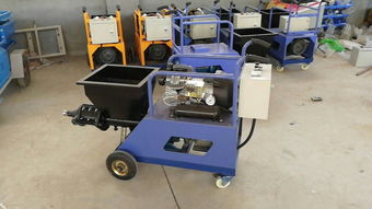 多功能数控砂浆喷涂机与混凝土输送泵的价格分析